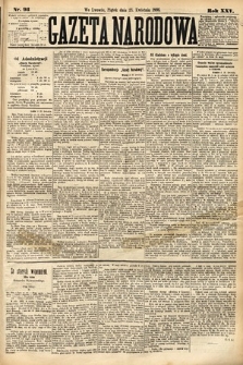 Gazeta Narodowa. 1886, nr 93