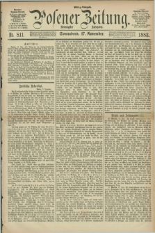 Posener Zeitung. Jg.90, Nr. 811 (17 November 1883) - Mittag=Ausgabe.