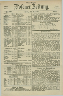 Posener Zeitung. Jg.90, Nr. 827 (23 November 1883) - Abend=Ausgabe.