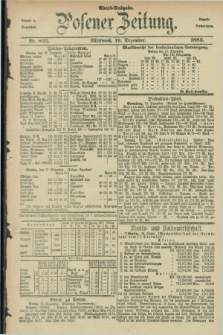 Posener Zeitung. Jg.90, Nr. 893 (19 Dezember 1883) - Abend=Ausgabe.