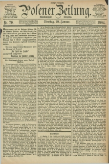 Posener Zeitung. Jg.91, Nr. 70 (29 Januar 1884) - Morgen=Ausgabe.
