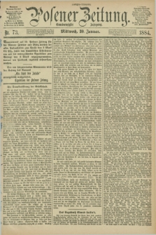Posener Zeitung. Jg.91, Nr. 73 (30 Januar 1884) - Morgen=Ausgabe.