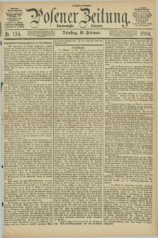 Posener Zeitung. Jg.91, Nr. 124 (19 Februar 1884) - Morgen=Ausgabe.