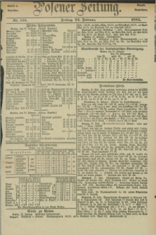 Posener Zeitung. Jg.91, Nr. 135 (22 Februar 1884) - [Abend=Ausgabe.]