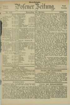 Posener Zeitung. Jg.91, Nr. 150 (28 Februar 1884) - Abend=Ausgabe.