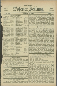 Posener Zeitung. Jg.91, Nr. 351 (20 Mai 1884) - Abend=Ausgabe.