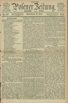 Posener Zeitung. Jg.91, Nr. 427 (21 Juni 1884) - Morgen=Ausgabe.