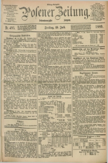 Posener Zeitung. Jg.96, Nr. 495 (19 Juli 1889) - Mittag=Ausgabe.