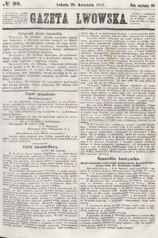 Gazeta Lwowska. 1866, nr 98