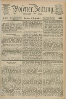 Posener Zeitung. Jg.96, Nr. 622 (6 September 1889) - Abend=Ausgabe.