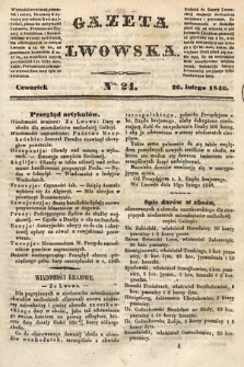 Gazeta Lwowska. 1846, nr 24