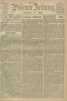 Posener Zeitung. Jg.96, Nr. 787 (9 November 1889) - Abend=Ausgabe.