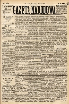 Gazeta Narodowa. 1886, nr 200