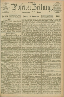 Posener Zeitung. Jg.96, Nr. 838 (29 November 1889) - Abend=Ausgabe.