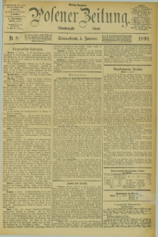 Posener Zeitung. Jg.97, Nr. 8 (4 Januar 1890) - Mittag=Ausgabe.