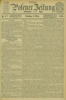 Posener Zeitung. Jg.97, Nr. 177 (11 März 1890) - Abend=Ausgabe.