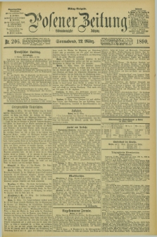 Posener Zeitung. Jg.97, Nr. 206 (22 März 1890) - Mittag=Ausgabe.