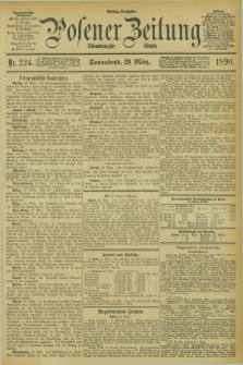 Posener Zeitung. Jg.97, Nr. 224 (29 März 1890) - Mittag=Ausgabe.