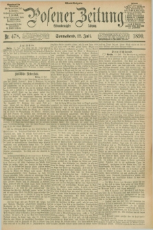 Posener Zeitung. Jg.97, Nr. 478 (12 Juli 1890) - Abend=Ausgabe.