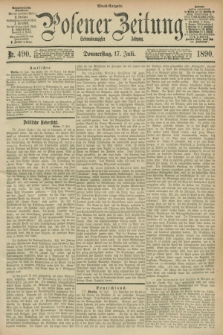Posener Zeitung. Jg.97, Nr. 490 (17 Juli 1890) - Abend=Ausgabe.