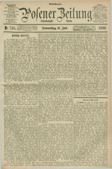 Posener Zeitung. Jg.97, Nr. 526 (31 Juli 1890) - Abend=Ausgabe.