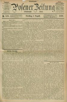 Posener Zeitung. Jg.97, Nr. 538 (5 August 1890) - Abend=Ausgabe.