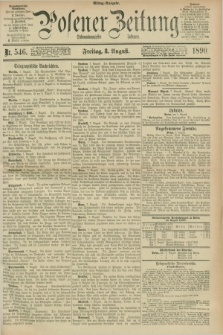 Posener Zeitung. Jg.97, Nr. 546 (8 August 1890) - Mittag=Ausgabe.