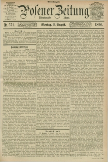 Posener Zeitung. Jg.97, Nr. 571 (18 August 1890) - Abend=Ausgabe.