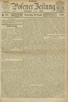 Posener Zeitung. Jg.97, Nr. 598 (28 August 1890) - Abend=Ausgabe.