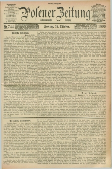 Posener Zeitung. Jg.97, Nr. 744 (24 Oktober 1890) - Mittag=Ausgabe.