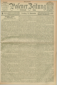 Posener Zeitung. Jg.97, Nr. 825 (25 November 1890) - Mittag=Ausgabe.