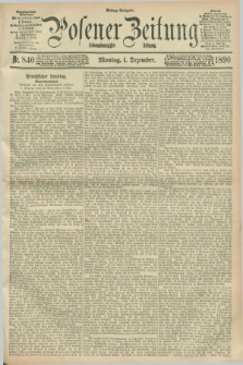 Posener Zeitung. Jg.97, Nr. 840 (1 Dezember 1890) - Mittag=Ausgabe.