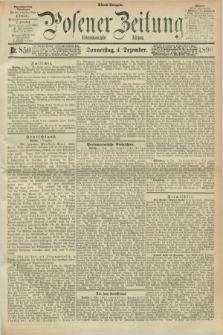 Posener Zeitung. Jg.97, Nr. 850 (4 Dezember 1890) - Abend=Ausgabe.