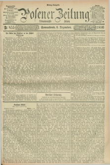 Posener Zeitung. Jg.97, Nr. 855 (6 Dezember 1890) - Mittag=Ausgabe.
