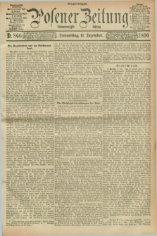 Posener Zeitung. Jg.97, Nr. 866 (11 Dezember 1890) - Morgen=Ausgabe.