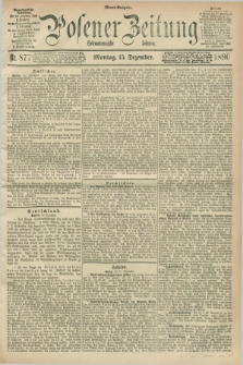 Posener Zeitung. Jg.97, Nr. 877 (15 Dezember 1890) - Abend=Ausgabe.