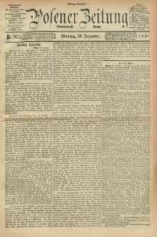 Posener Zeitung. Jg.97, Nr. 905 (29 Dezember 1890) - Mittag=Ausgabe.