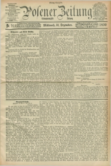 Posener Zeitung. Jg.97, Nr. 911 (31 Dezember 1890) - Mittag=Ausgabe.