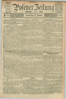 Posener Zeitung. Jg.98, Nr. 72 (29 Januar 1891) - Abend=Ausgabe.
