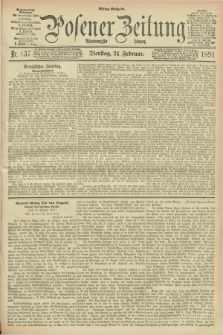 Posener Zeitung. Jg.98, Nr. 137 (24 Februar 1891) - Mittag=Ausgabe.