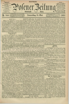 Posener Zeitung. Jg.98, Nr. 344 (21 Mai 1891) - Abend=Ausgabe.