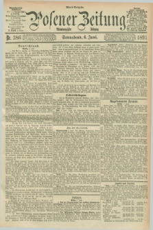 Posener Zeitung. Jg.98, Nr. 386 (6 Juni 1891) - Abend=Ausgabe.