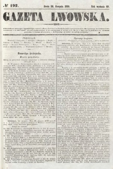 Gazeta Lwowska. 1859, nr 192