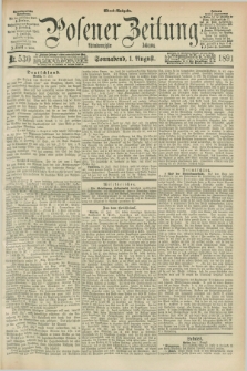 Posener Zeitung. Jg.98, Nr. 530 (1 August 1891) - Abend=Ausgabe.