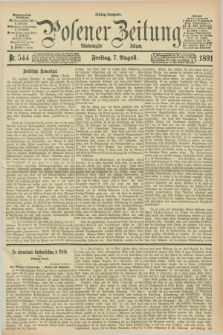 Posener Zeitung. Jg.98, Nr. 544 (7 August 1891) - Mittag=Ausgabe.