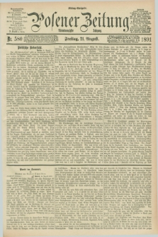 Posener Zeitung. Jg.98, Nr. 580 (21 August 1891) - Mittag=Ausgabe.