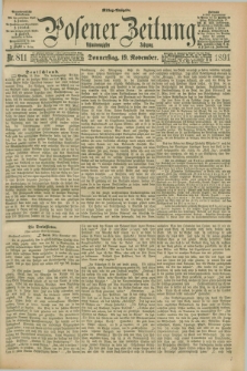 Posener Zeitung. Jg.98, Nr. 811 (19 November 1891) - Mittag=Ausgabe.