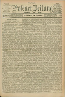 Posener Zeitung. Jg.98, Nr. 889 (19 Dezember 1891) - Mittag=Ausgabe.
