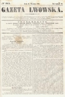 Gazeta Lwowska. 1859, nr 215