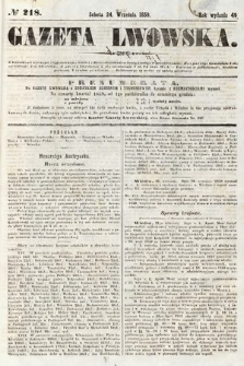 Gazeta Lwowska. 1859, nr 218